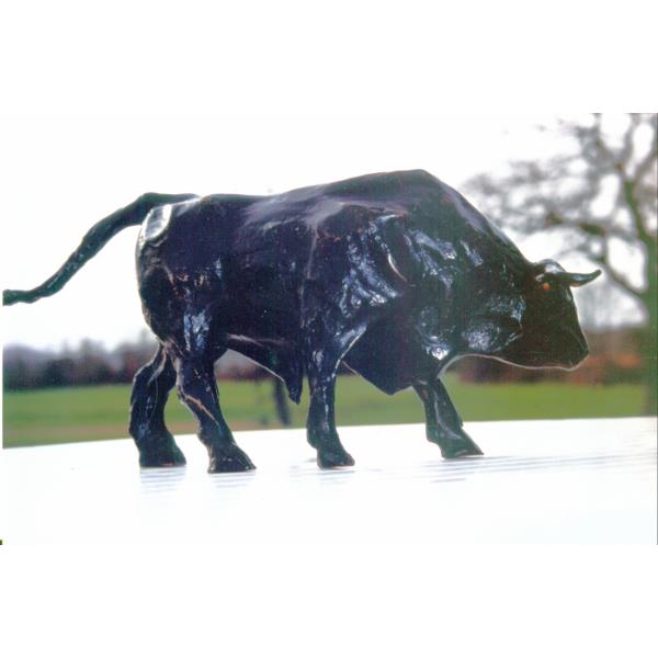 Toro maremma - metal sculpture Bronze 1992